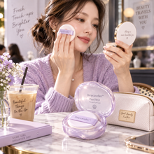 Shopcaveller™ PearlNest Powder Puff Vault