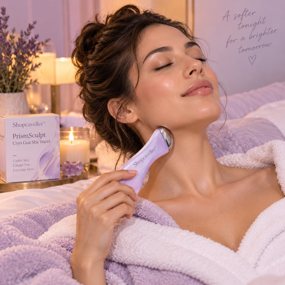Shopcaveller™ PrismSculpt Cryo Gua Sha Wand