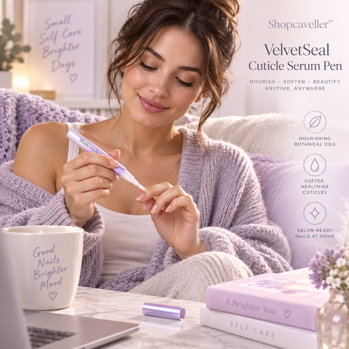 Shopcaveller™ VelvetSeal Cuticle Serum Pen
